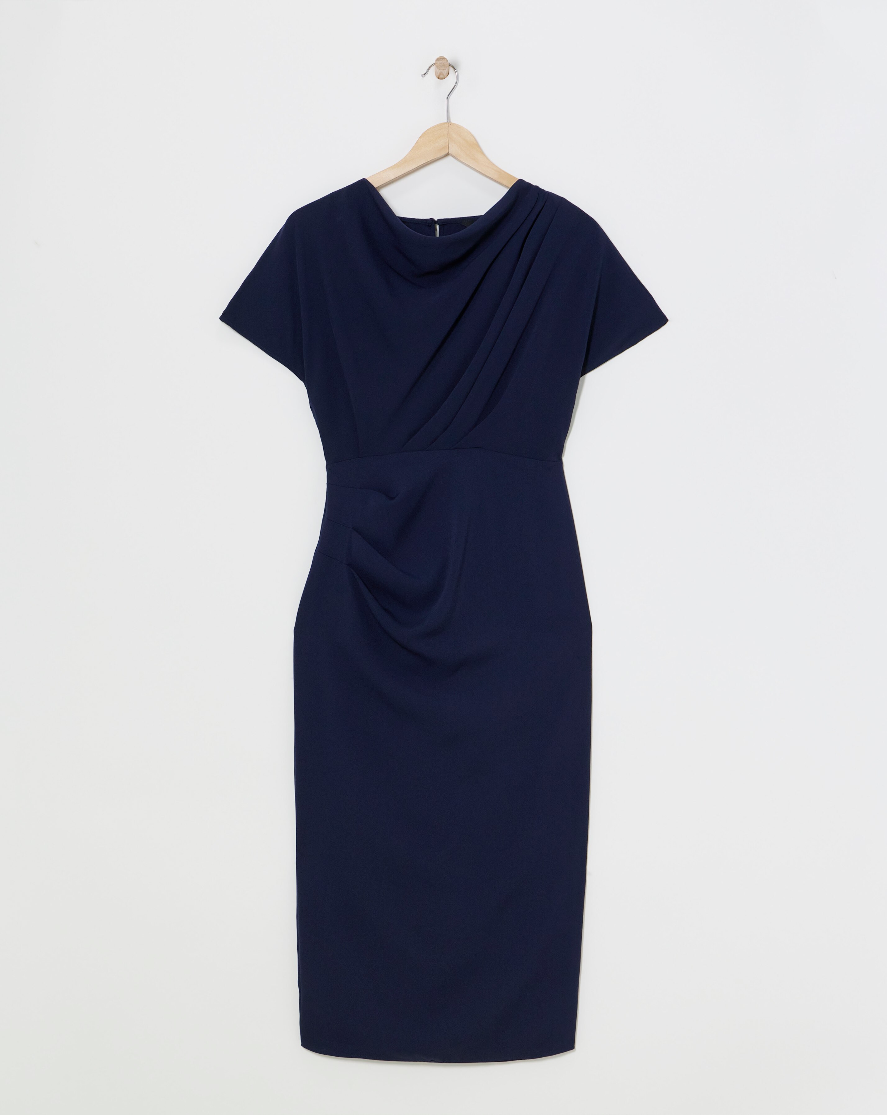 Joanna Hope Draped Midi Dress