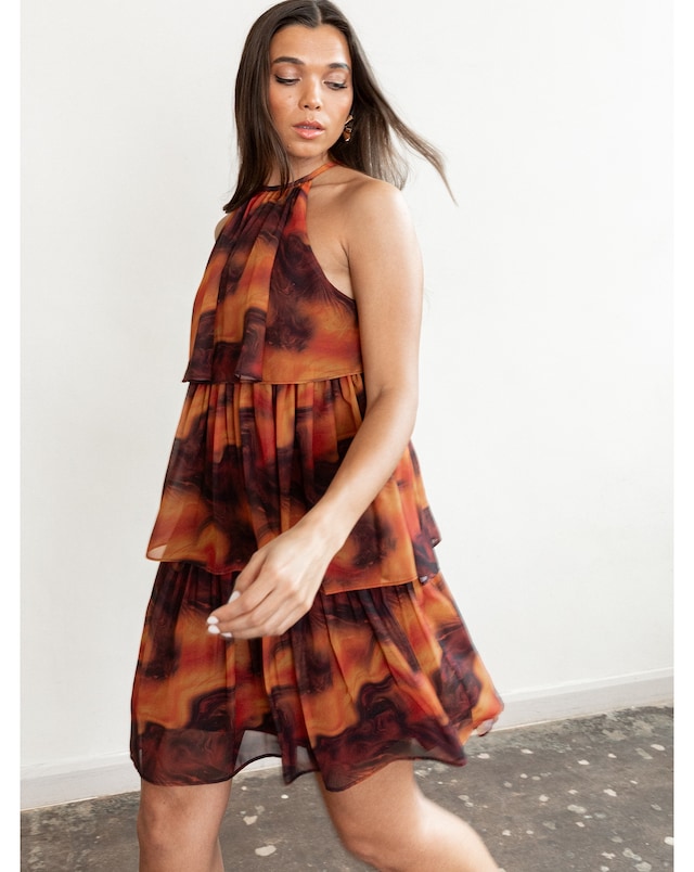 Anaya Printed Dress