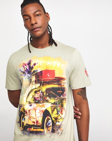 Joe Browns Beach Scene T-Shirt Long Length