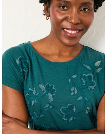 Fatface Ivy Embroidered Top