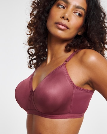 Pretty Secrets 3 Pack Moulded Full Cup Non Wired Bras B-E Brown Multi