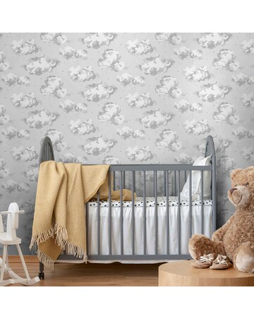 Cath Kidston Silver Linings Neutral Wallpaper