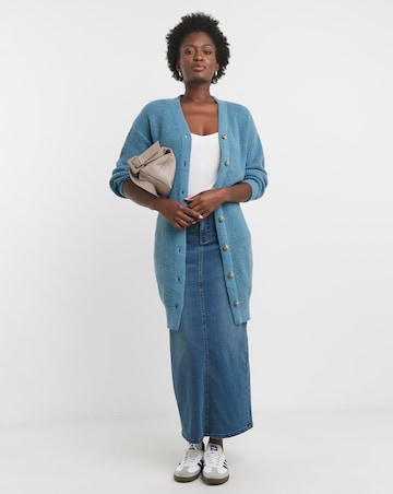 Ribbed Button Up Cardigan