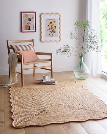 Jute Escallop Rug