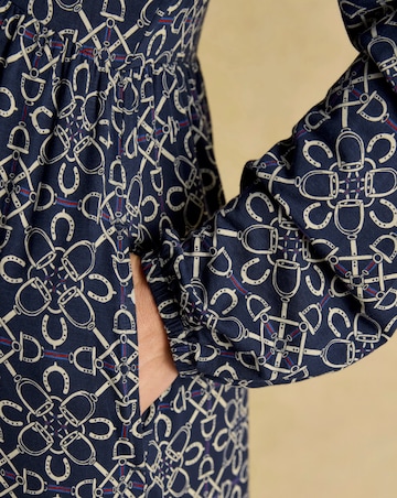 Joules Long Sleeve Nia Midaxi Dress