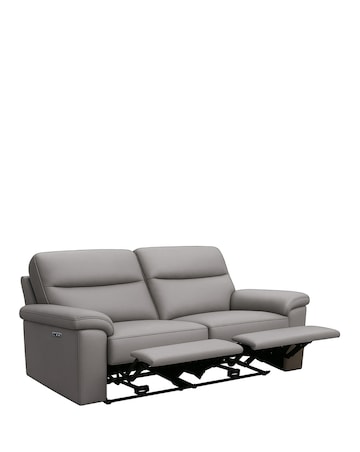 Aspire Corvan Leather Recliner 3 Seater