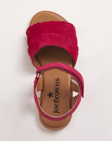 Joe Browns Tassel Fringe Sandals Wide Fit