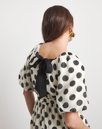 Joanna Hope Puff Sleeve Printed Dress