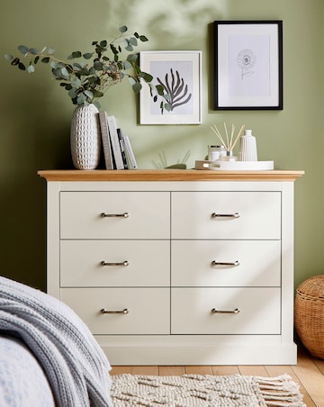 Julipa Ashford 6 Drawer Wide Chest