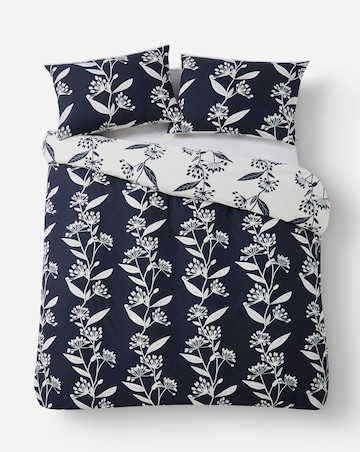 Allium Floral Navy Duvet Set