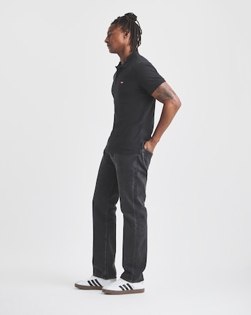 Levi's Short Sleeve Housemark Pique Polo - Black