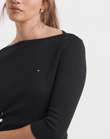 Tommy Hilfiger Three Quarter Sleeve Boat Neck