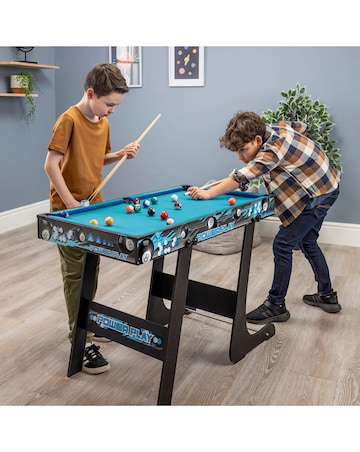 Power Play Pool 3ft Folding Games Table