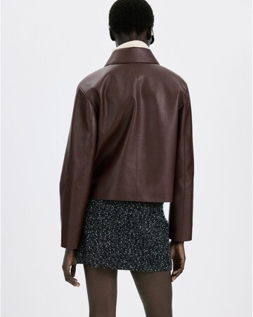 Mango Faux Leather Jacket