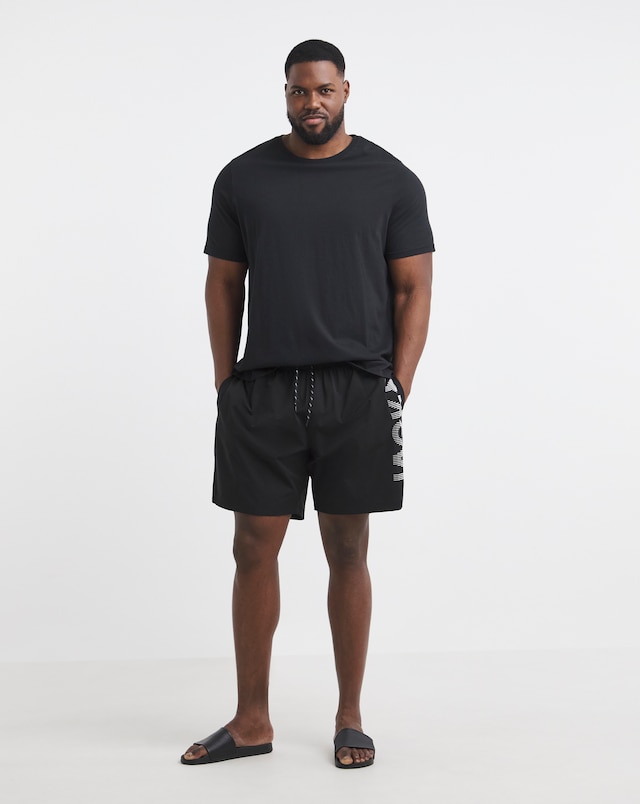 Jack & Jones Maui Logo Swim Short - Black