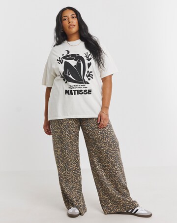 Simply Be Ecru Matisse License T-Shirt