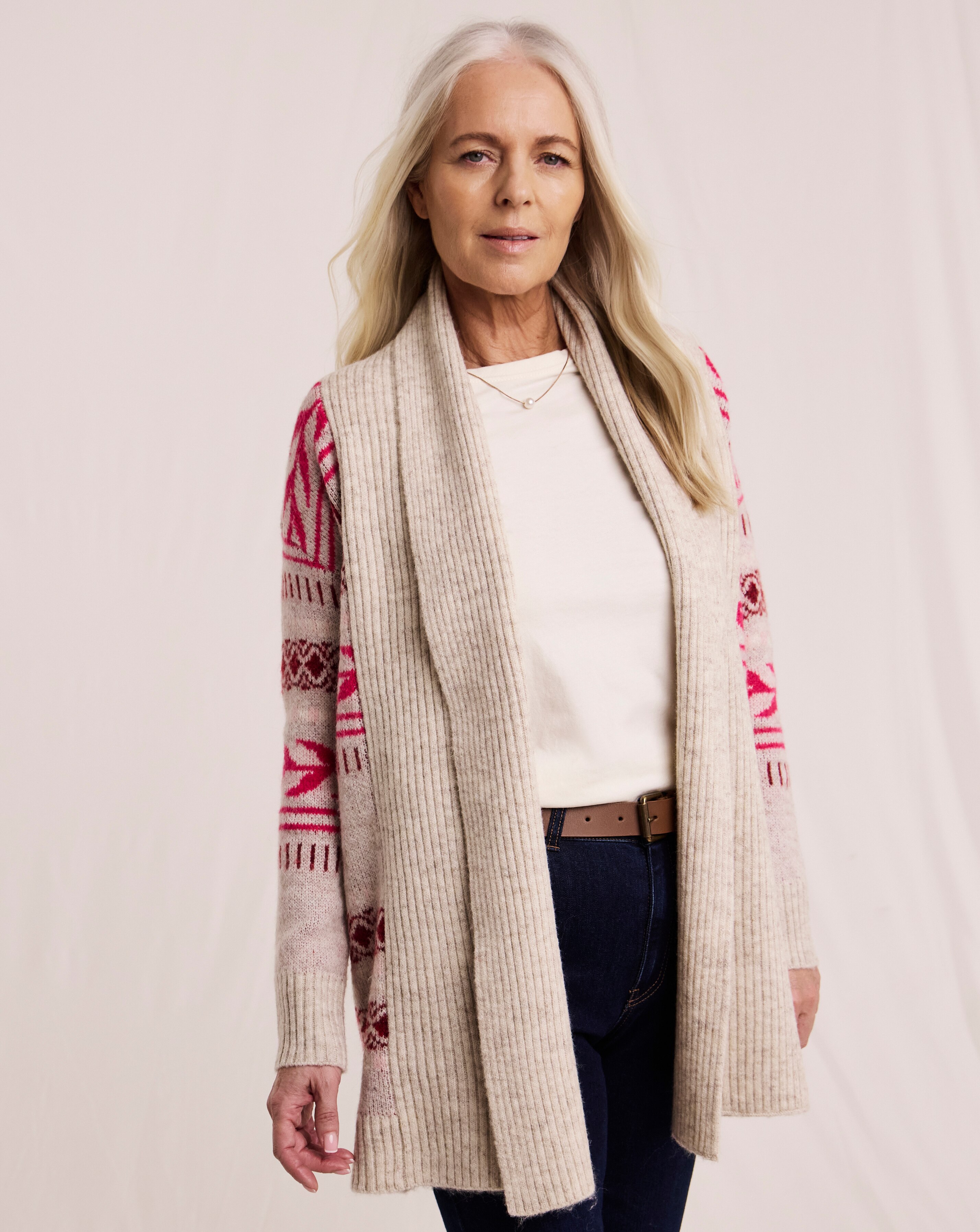 Julipa Patterned Coatigan