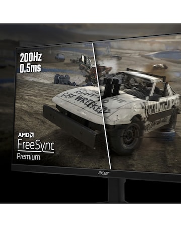 Acer Nitro 23.8in FHD ZeroFrame 200Hz 1ms Gaming Monitor with FreeSync