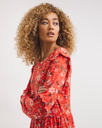 Joe Browns Floral Frill Jersey Dress