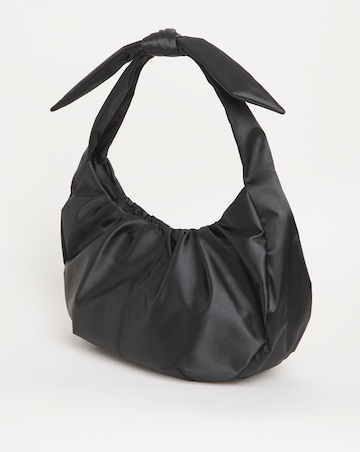 Satin Bow Detail Tote Bag