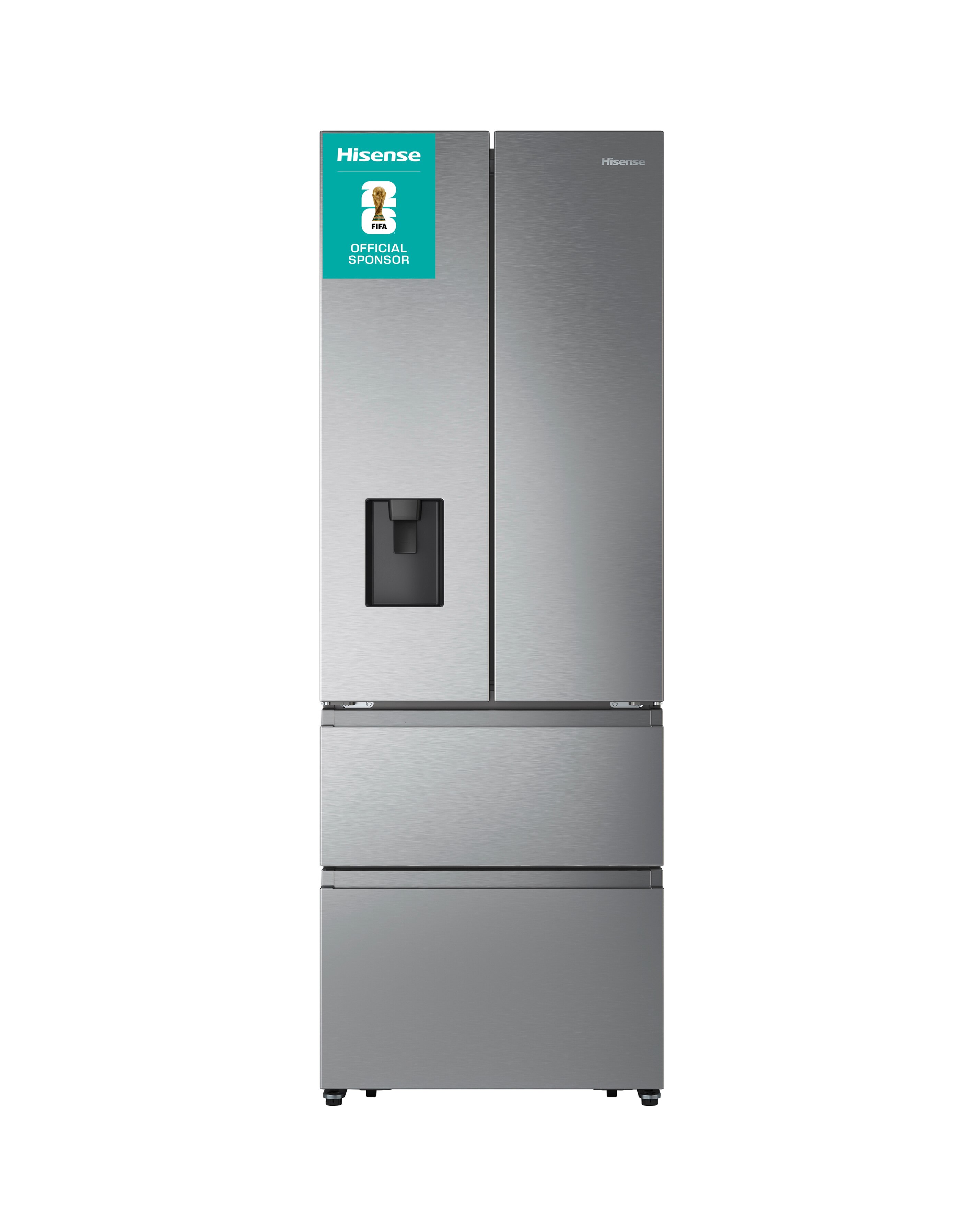 Hisense RF632N4WIE Fridge Freezer - Stainless Steel E Rated