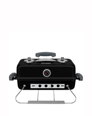 George Foreman Black Toolbox Charcoal BBQ