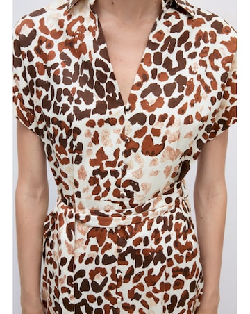 Mango Animal Print Dress