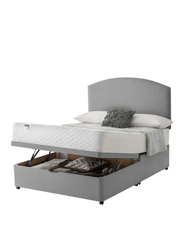 Silentnight Fabric Half Ottoman Divan Base Only