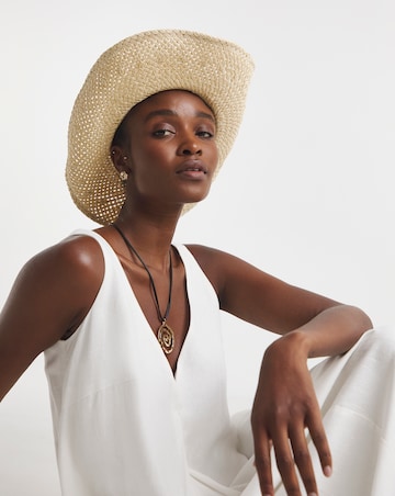 Pearl Detail Western Cowboy Hat