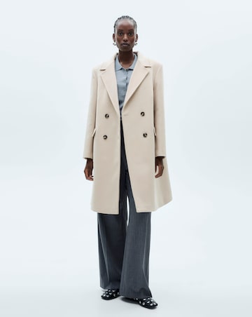Mango Double Breasted Wool Coat