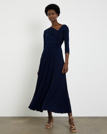 Joanna Hope Pleated Jersey Dress