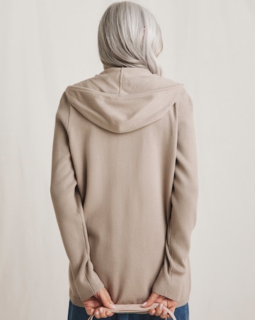 Julipa Zip Through Hooded Cardigan