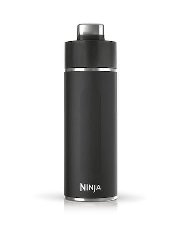 Ninja Thirsti Carbonated 20oz Bottle with Carbonation Lid in Black