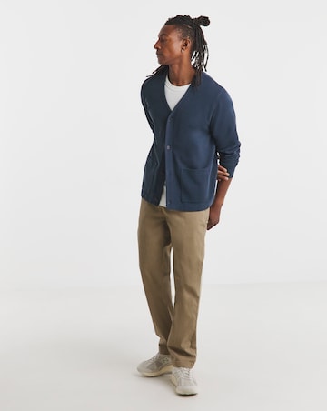 Jersey Cardigan - Navy