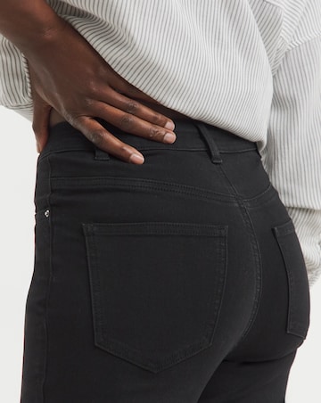 Black High Waist Super Soft Slim Leg Jeans