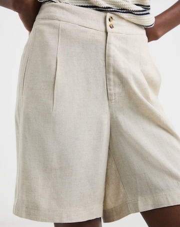 Linen Bermuda Shorts