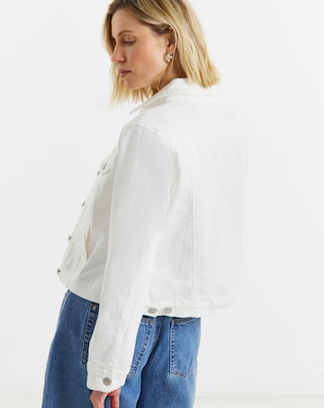 White Ultimate Stretch Denim Jacket
