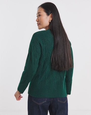 Emerald Cable Cardigan
