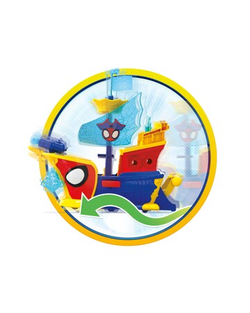 Marvel Spidey and his Amazing Friends Water-Webs Webs Ahoy Bubble Pirate Ship