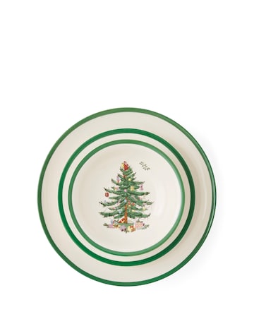Spode Christmas Tree 12 Piece Dinner Set