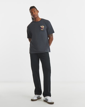 Levi's Short Sleeve Embroidered Motif T-Shirt - Black