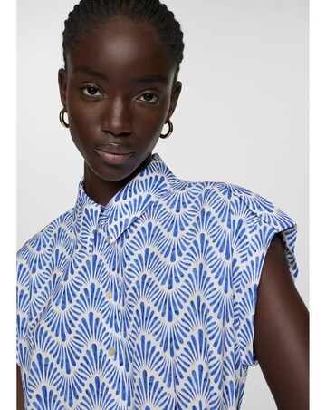 Mango Apple Abstarct Printed Shirt Dress