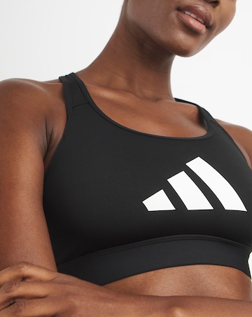 adidas Powerreact Big Logo Bra