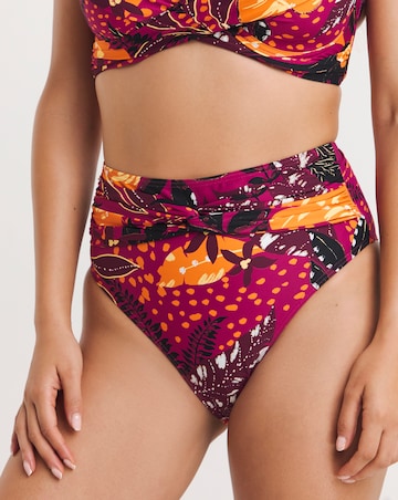 MAGISCULPT Twist Front High Waist Tummy Control Bikini Bottoms