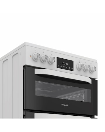 Hotpoint HDD6GDC2W 60cm Dual Fuel Double Cooker with Glass Lid Installation