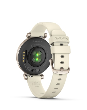 Garmin Lily 2 Smart Watch - Cream Gold with Coconut Silicone Band