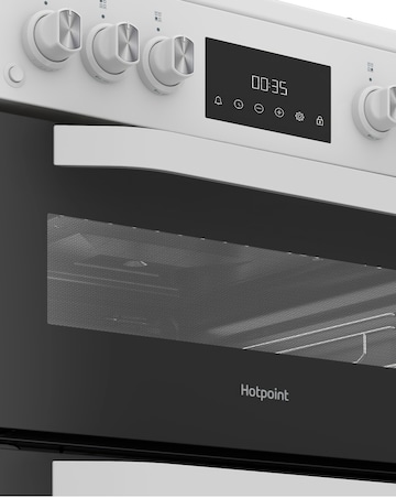 Hotpoint HTG6GDCW 60cm Gas Twin Cooker with Glass Lid - White Installation