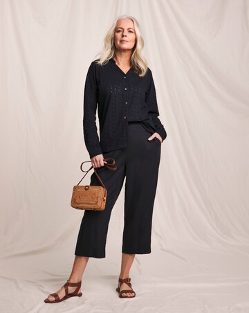 Julipa Linen Mix Cropped Trousers