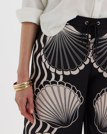 Spun Viscose Wide Leg Culotte