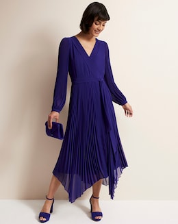 Phase Eight Petra Pleat Midi Dress